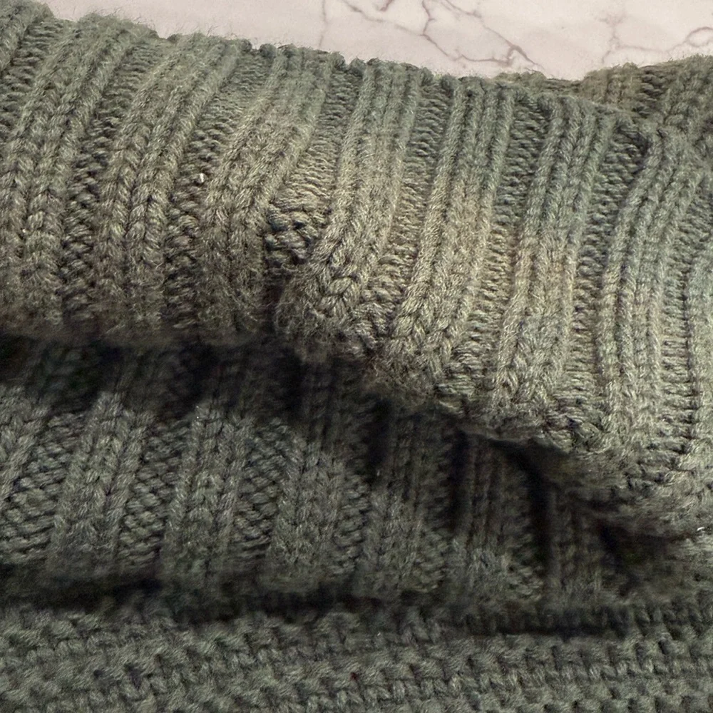 J.Crew Wool Blend Turtleneck Poncho Sweater Women’s Size S Forest Green